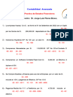 Practica Estados Financieros - HUARAZ S.A. - Tarea