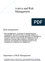 Derivative and Risk Management