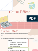 Meeting 9 Cause Effect