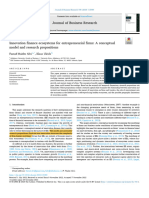 Innovation Finance Ecosystems For Entrepreneurial Firms - A Conceptual Model and Research Propositions