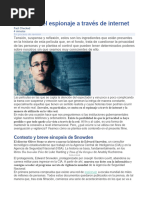 Reseña - Snowden Espionaje A Través de Internet