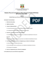 Modelo de Plano de Contingencia e Pop Rede de Frio Municipal 2023