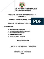 Autoevaluacion Primer Parcial Grupo N #1