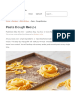 Pasta Dough Recipe - Preppy Kitchen