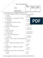 Quiz 3 English G9