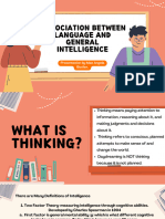 (Basilan) Dissociation Between Language and General Intelligent