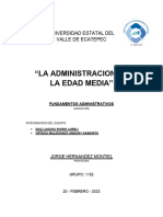 La Administración en La Edad Media