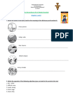 Copia de Reading Comprehension Activities - Chapters 1 and 2