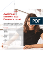 FAU Examiner's Report D22 - Final