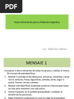 Guias Alimentarias y Rotulado