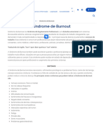 Síndrome de Burnout - Ministério Da Saúde