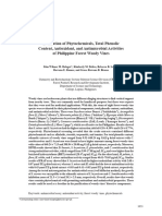 Evaluation of Phytochemicals Total Phenolic Content and Antimicrobial Activities of Woody Vines