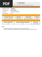 Score Card 124139251