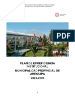 Arequipa Plan de Ecoeficiencia Institucional 2022 2024 1