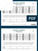 Fichas para Trabajar El Calculo Mental Sumas