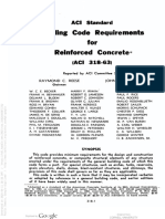 ACI Standard Building Code Requirements For Reinforced Concrete (ACI 318-63)