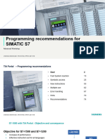 Programming Recommendation 081021