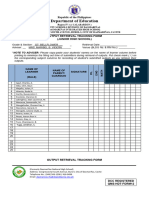 Output Retrieval Tracking Form Junior High School - 1