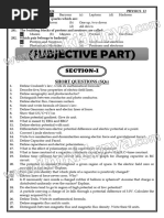 12th Class Guess Papers 2024 Phy Short