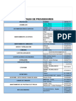 Lista de Proveedores 2024