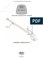 Installer Instructions: Domestic Garage Door Operator