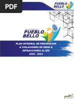 Plan de Prevencion - Pueblo Bello 2020