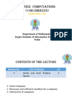 Lec 15 - Vector Subspace