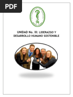 Unidad N°3 Liderazgo y Desarrollo Humano Sostenible