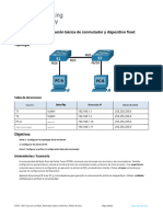 2.9.2 Packet Tracer - Basic Switch and End Device