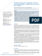 Combined Approach For Paediatric Recurrent Antrochoanal Polyp - A Single-Centre Case Series of 27 Children