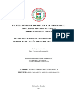 Escuela Superior Politécnica de Chimborazo: Facultad de Recursos Naturales