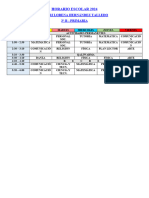 Horario Escolar 2024 - Illari