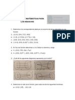 Practica N 1 de Matematicas para Los Negocios