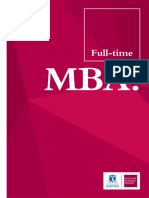 Full Time MBA Brochure - Melbourne Business School