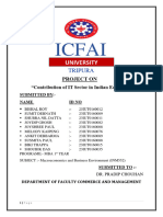 Contribution of It Sector in Indian Economy