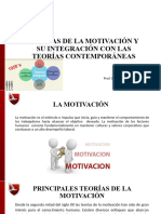 Tema 3 Teorías de La Motivación y Su Integración Con Las Teorías Contemporáneas