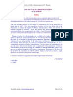 Public Administration Ebook