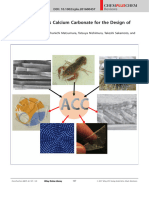 Use of AmorphousCalciumCarbonatefor The DesignofNewMaterials