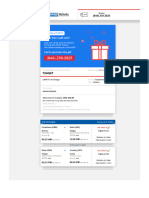 ITN Ticket Receipt