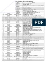 Academic Calendar - 2024-25