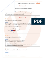 Magnetic Effects of Electric Current