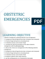 Obstetric Emergencies