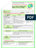 Ses-Juev-Fecha Cívica-Leemos Sobre El Día de La Tierra