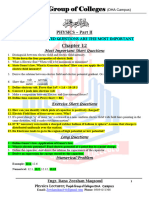 Physics II Guess Paper - 2024