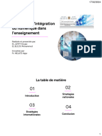 Les Strategies D'integration Des TICE