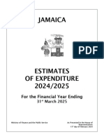 2024 2025 Estimates of Expenditure 1