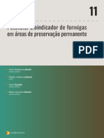 Potencial Bioindicador de Formigas em Areas de Preservação Permanente