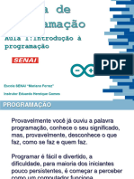 LPGM - Aula 1 - Introdução A Programação