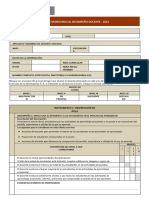 Ficha de Monitoreo Al Desempeno Docente 2023 en Word