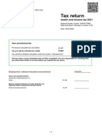 Tax Return: Wealth and Income Tax 2021